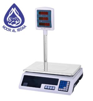 40kg double displays table scale with pole - noor al ibdaa