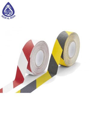 anti-slip floor tape for hazard black yellow - noor al ibdaa